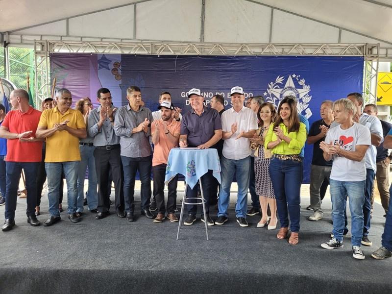 Casagrande inaugura obras e anuncia novos investimentos em Marilândia, ES