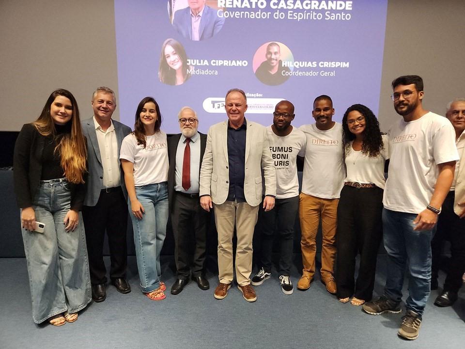 Casagrande participa de Aula Magna na abertura do ano letivo na Ufes