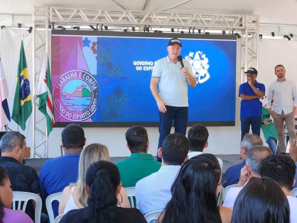 Casagrande inaugura obras e anuncia novos investimentos na microrregião Noroeste do ES