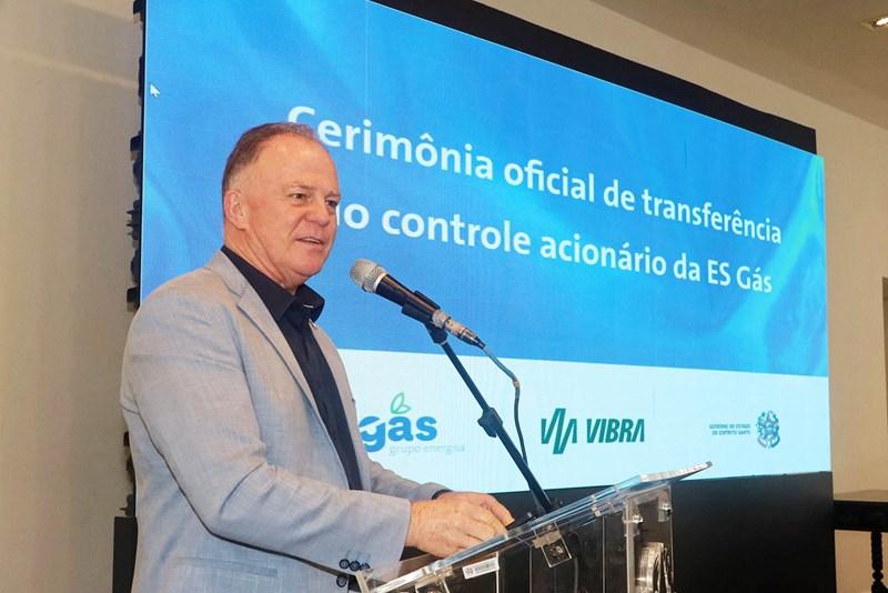 Cerimônia marca transferência acionária da Companhia de Gás do Espírito Santo