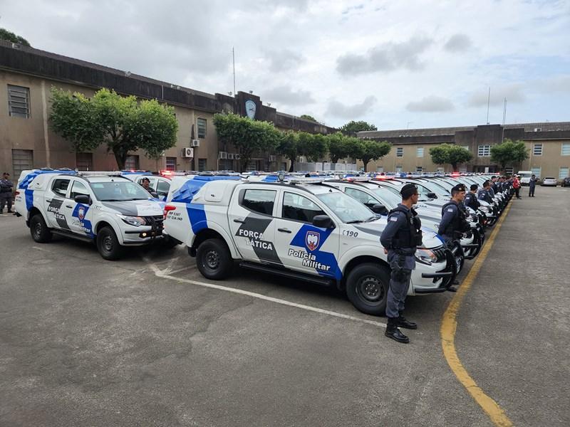 Governo do Espírito Santo entrega 60 novas viaturas para Polícia Militar