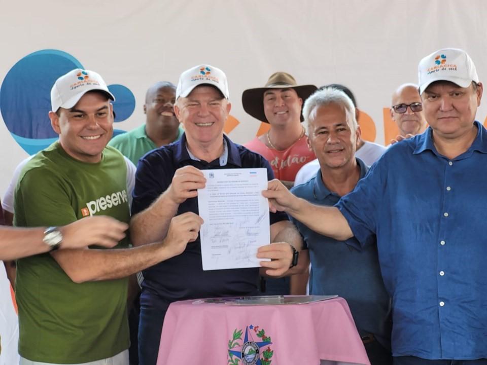 Casagrande autoriza novas obras no bairro Padre Gabriel, em Cariacica, ES