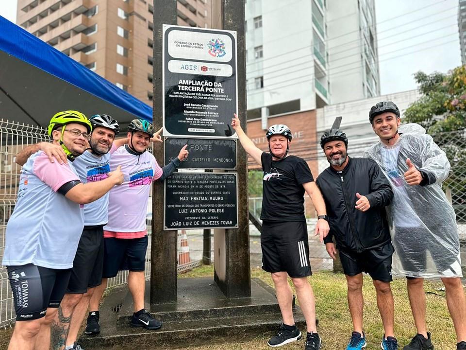 Casagrande inaugura Ciclovia da Vida e ampliação da Terceira Ponte