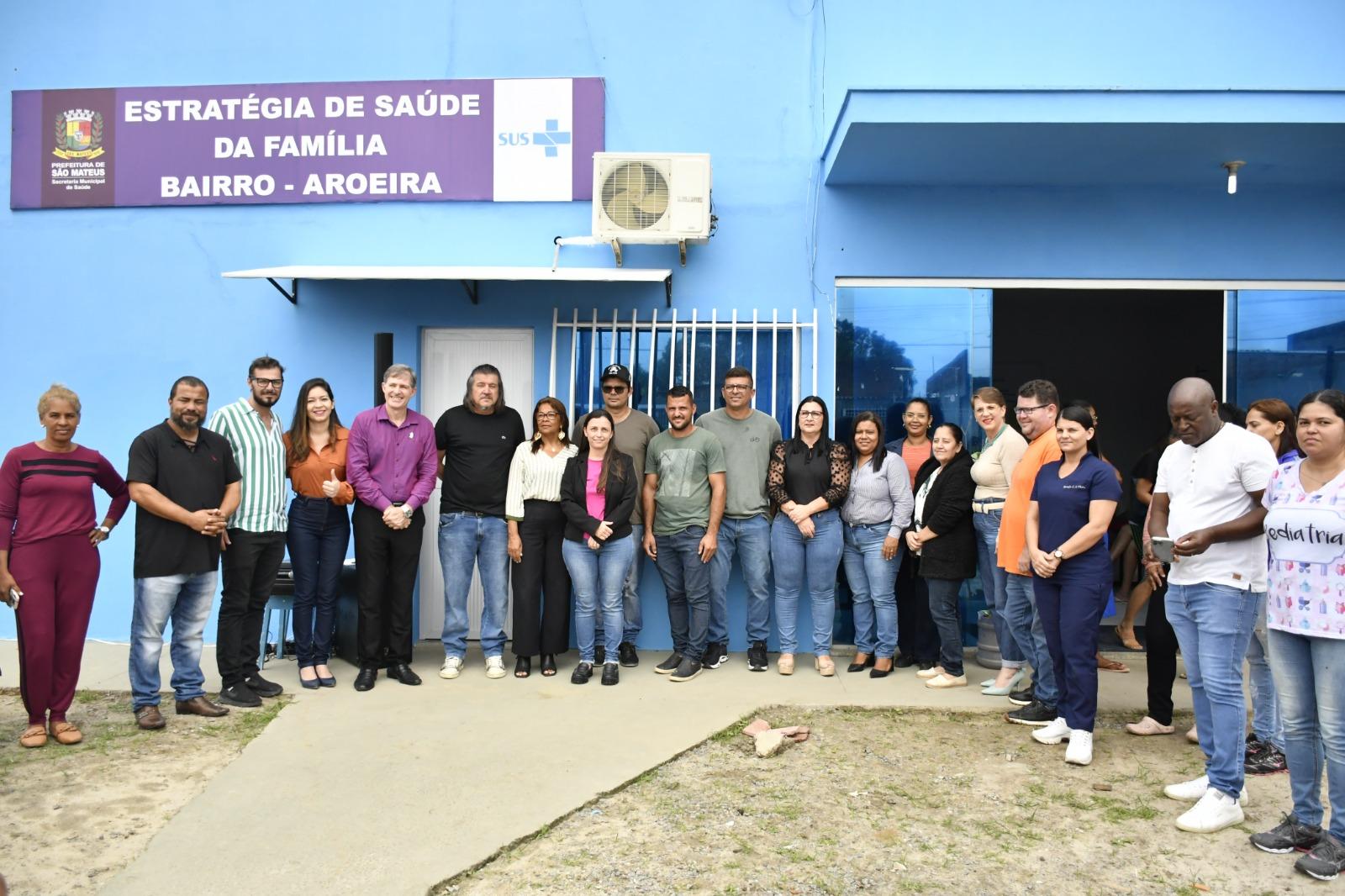 Ampliação dos serviços de saúde na periferia: Prefeitura faz a entrega oficial da UBS Aroeira, em São Mateus, ES