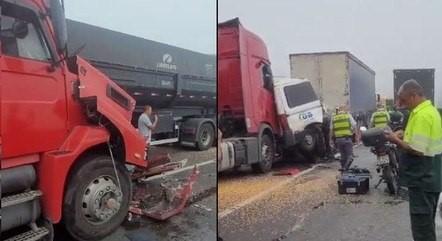 Engavetamento deixa 2 mortos e 11 feridos na rodovia Anchieta (SP)