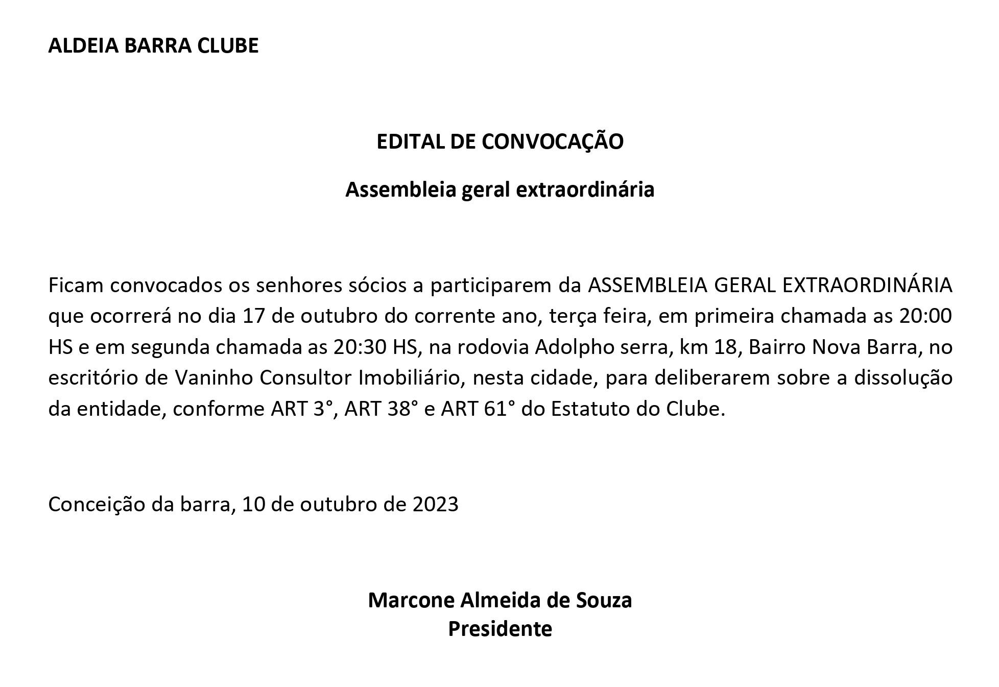 Local de inúmeros eventos, o Aldeia Barra Clube, de Conceição da Barra, ES, encerrará suas atividades como clube social