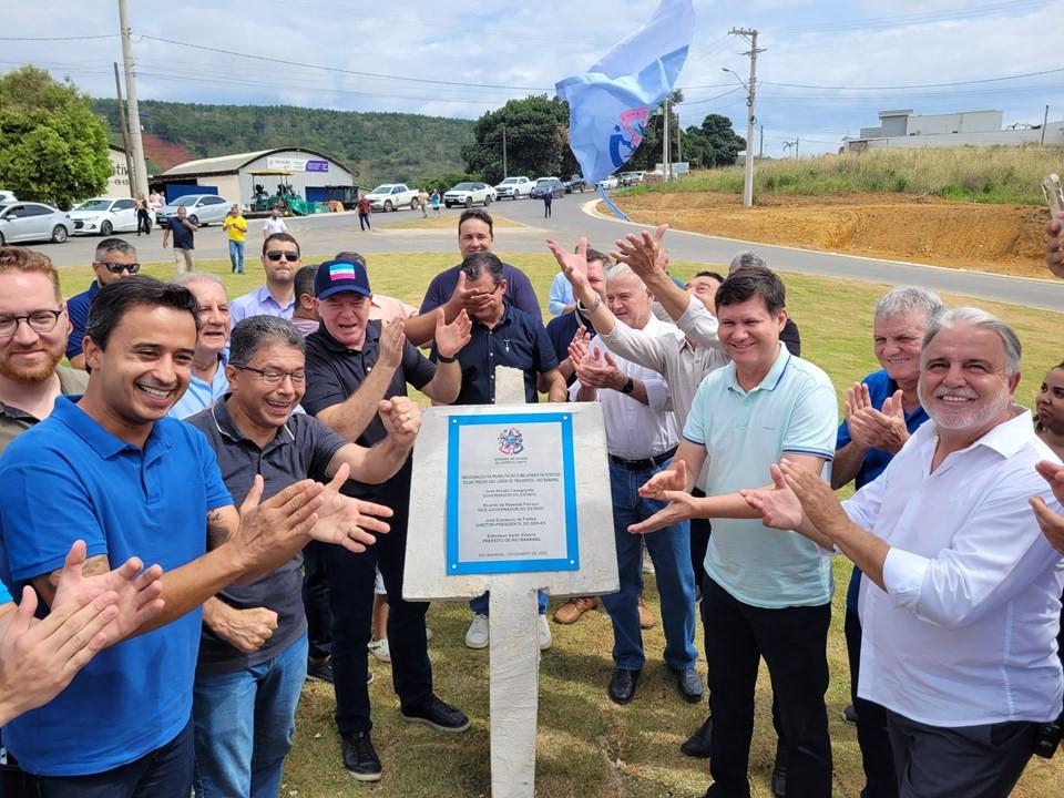 Governo do ES entrega obras de pavimentação na Rodovia ES-245, em Rio Bananal