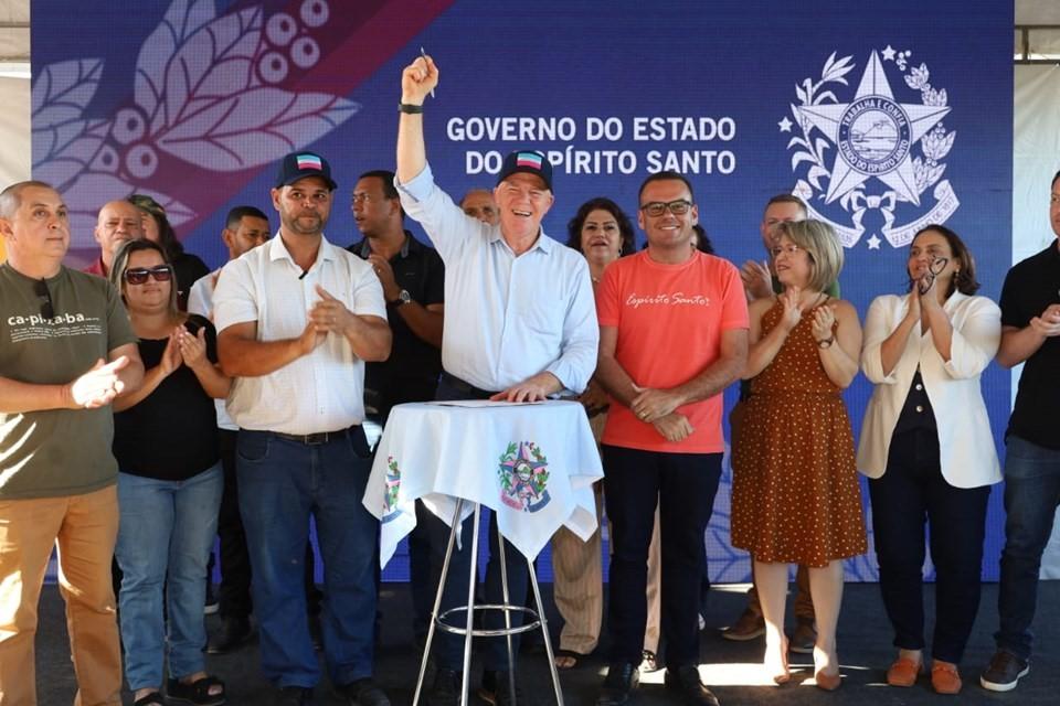 Casagrande anuncia retomada das obras de escola em Conceição da Barra, ES