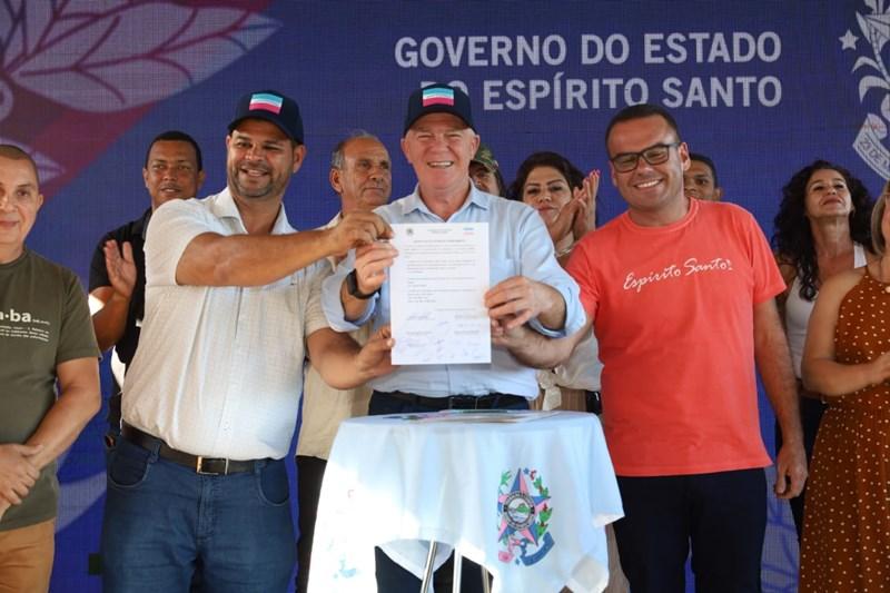 Casagrande anuncia retomada das obras de escola em Conceição da Barra, ES