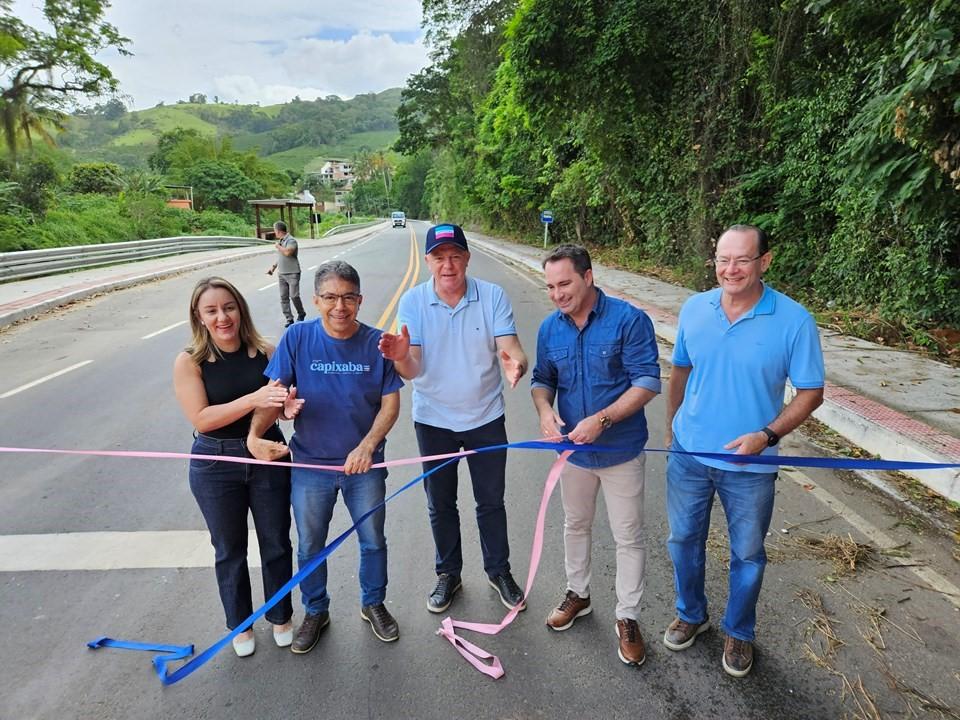 Governo do ES autoriza obras e inaugura pavimentação de rodovia em Iconha