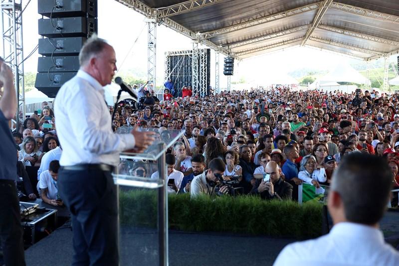 Casagrande participa da inauguração do Contorno do Mestre Álvaro, na Serra, ES