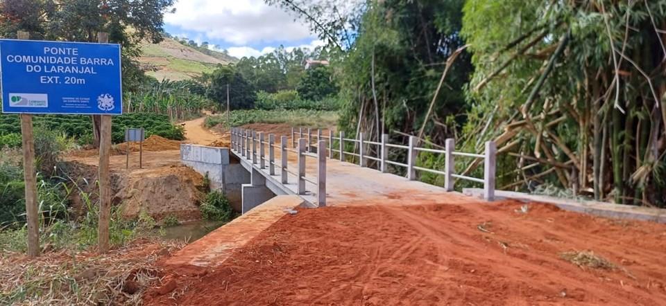 Governo do ES instala três pontes de concreto em comunidades rurais de Baixo Guandu