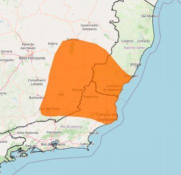 Estados do Sudeste podem registrar temporal até esta quarta-feira (27)