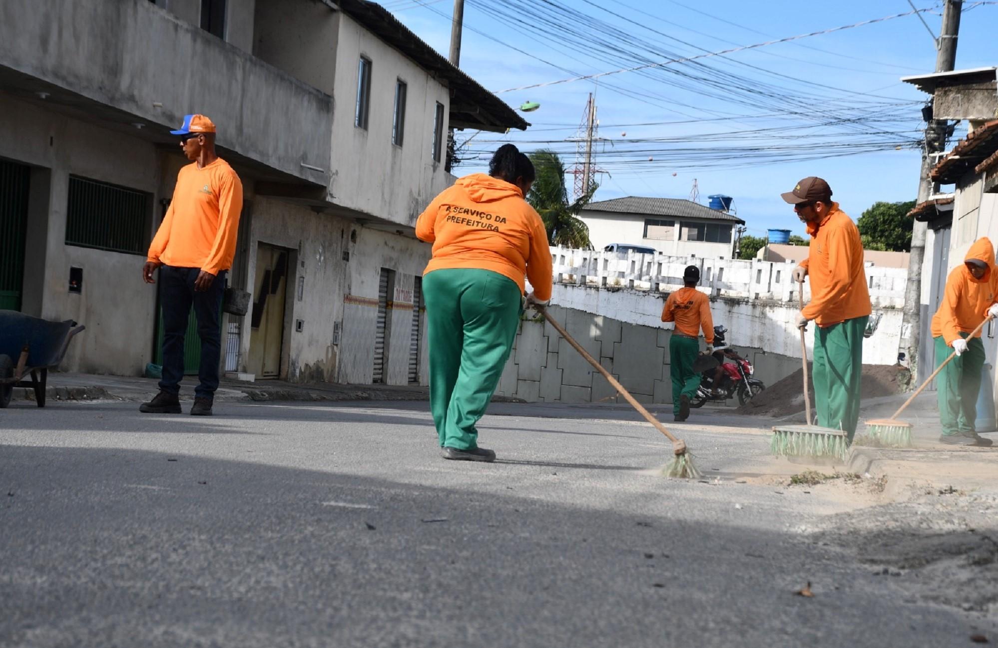 Sistema de mutirão: Equipes integradas para otimizar resultados na limpeza e manutenção urbana, em São Mateus no ES
