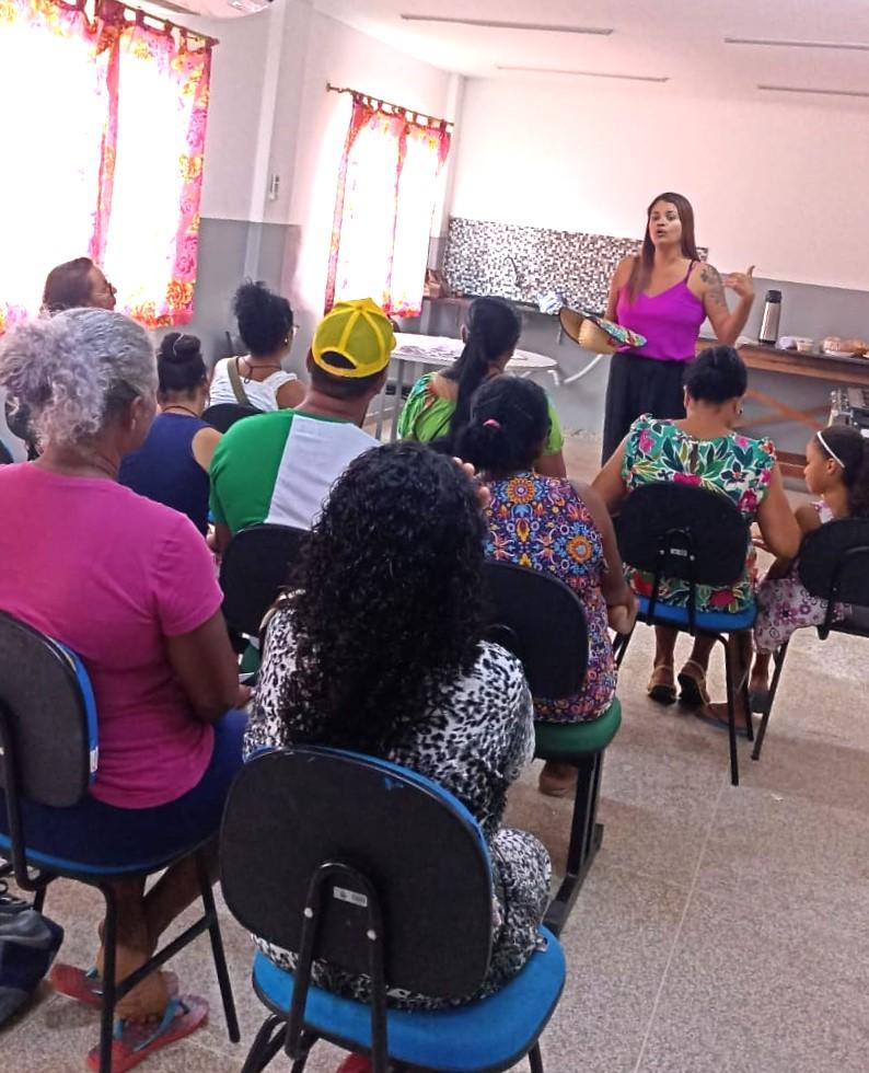 Programa Incluir realiza oficina no Cras de Itaúnas, em Conceição da Barra, ES