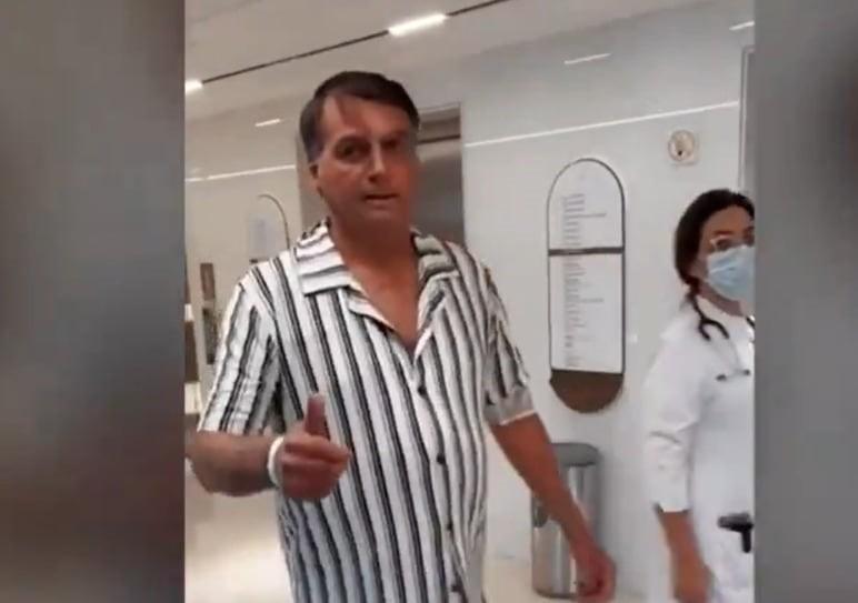 Bolsonaro publica vídeo e diz estar se recuperando bem de caso de erisipela