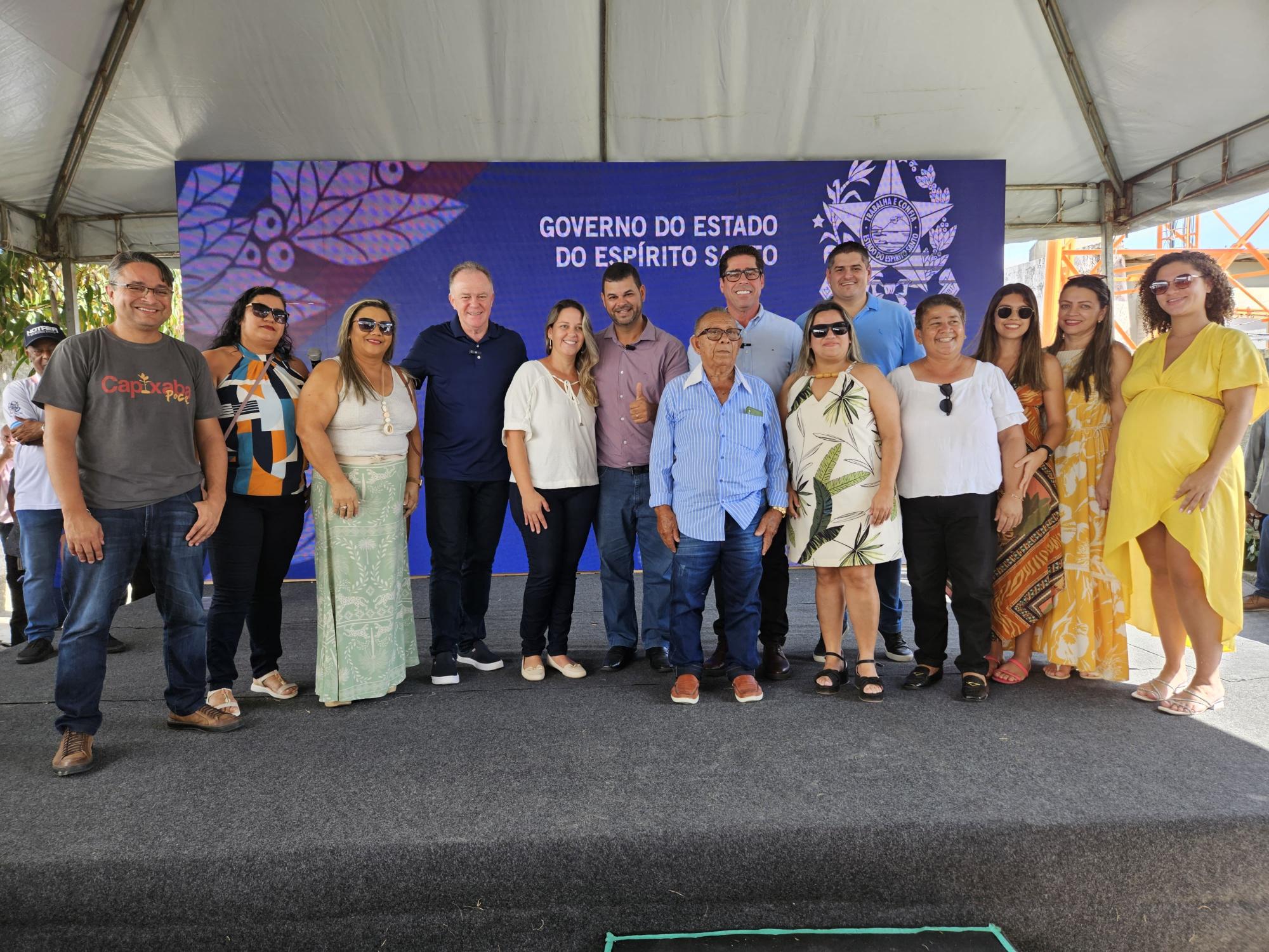 Casagrande inaugura serviços de saúde e anuncia reconstrução de escola em Conceição da Barra, ES