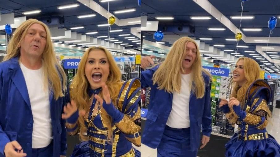 ‘Véio da Havan’ aparece vestido de Joelma e web reage