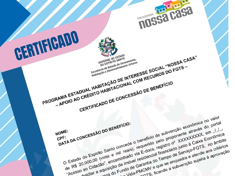 Governo do ES já soma mais de 900 benefícios concedidos à população capixaba para a compra da casa própria