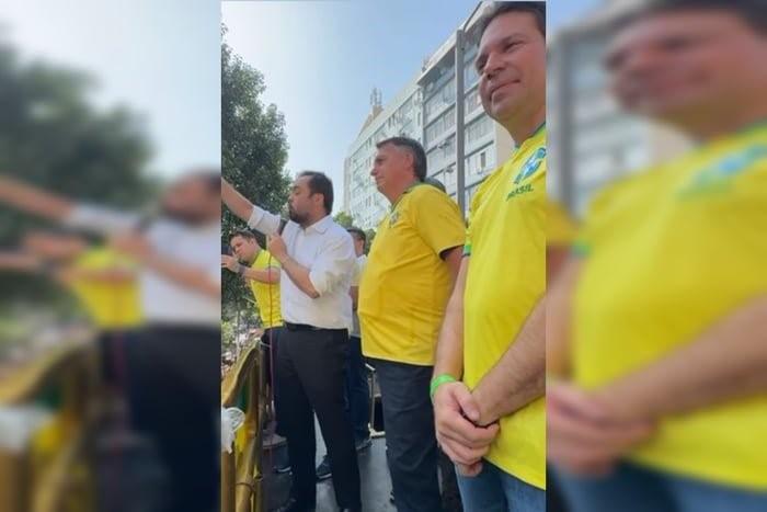 Bolsonaro sobre Lula, em ato no Rio: “Não passo faixa para ladrão”