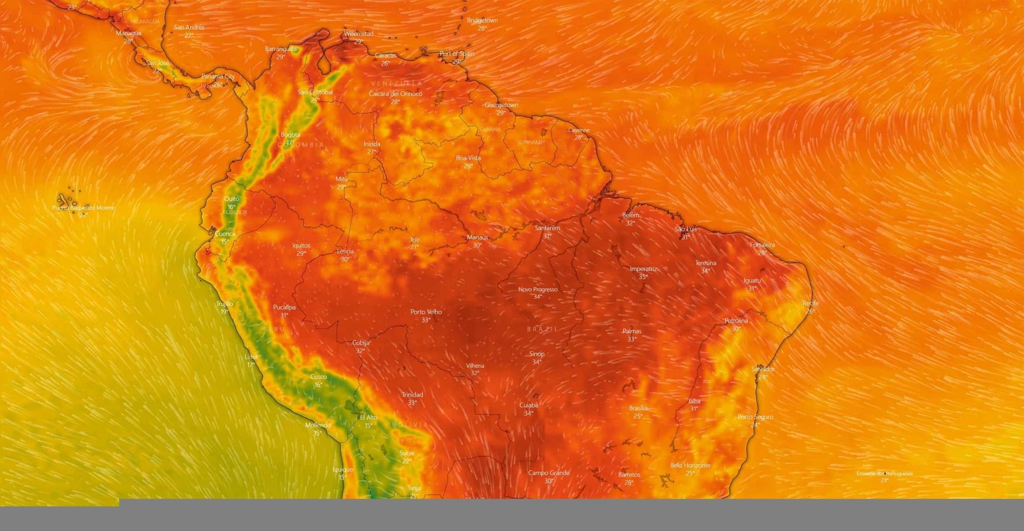 Brasil pode ficar ‘inabitável’ em 50 anos, alerta Nasa