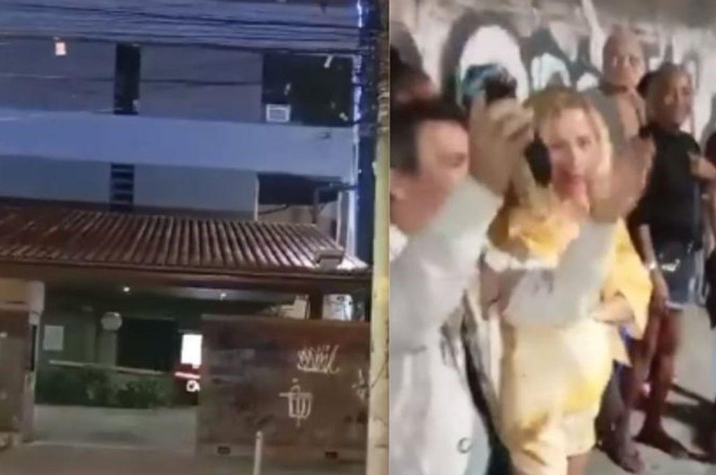 Homem descobre traição da namorada e convoca 'torcida' para esperá-la sair do motel