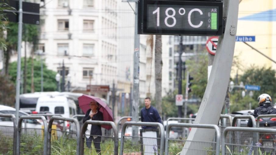 Frente fria chega em várias regiões do Brasil nesta quinta-feira (8)