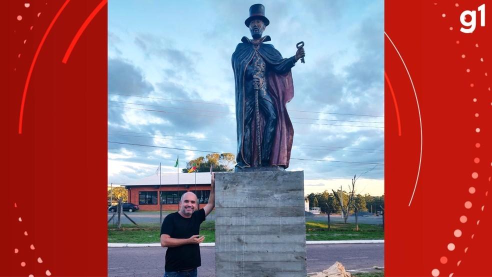 Santuário para Lúcifer terá estátua com mais de 5 metros no RS