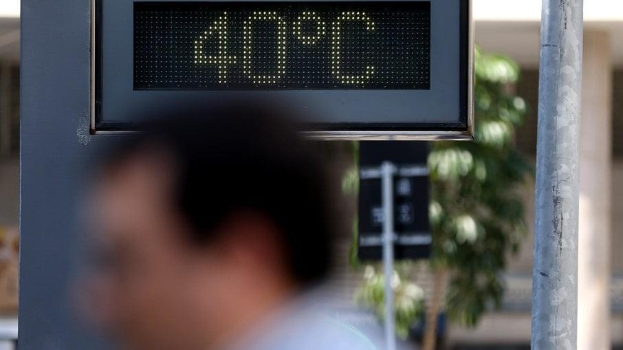 Onda de calor deve elevar temperatura em 5ºC e cidades registram 40ºC nesta semana