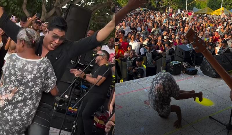 Idosa desaparecida há oito meses é encontrada dançando no palco em festival de música