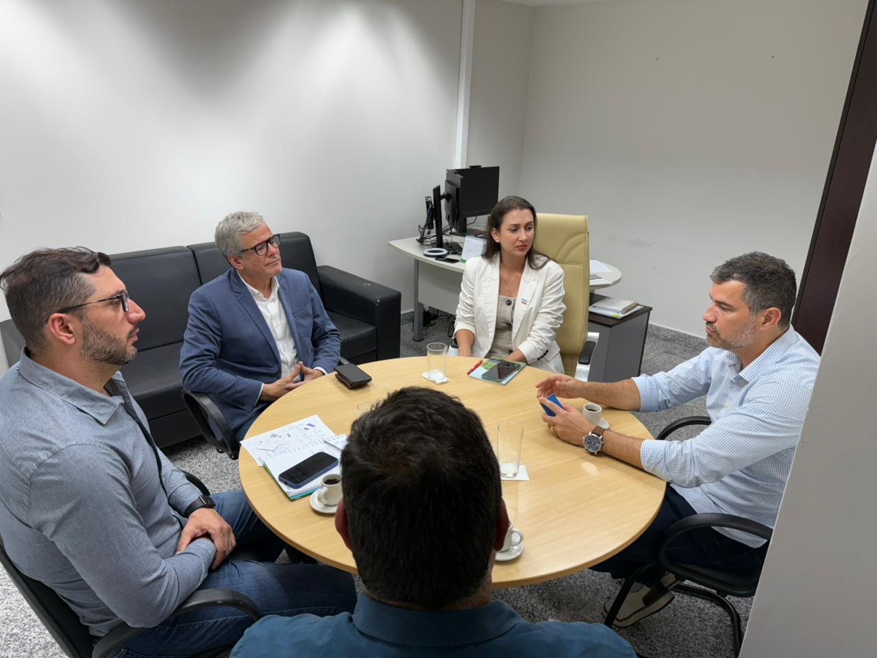 Desenvolvimento econômico foi tema do encontro entre o prefeito Bruno Araújo e o vice-governador Ricardo Ferraço