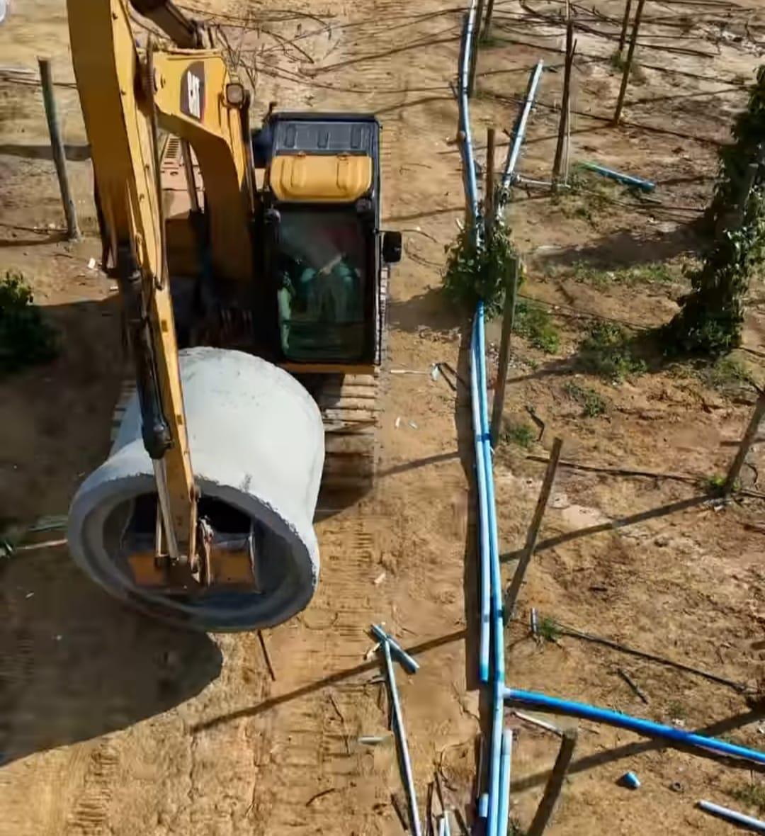 Prefeitura de Pedro Canário no ES inicia obra de drenagem pluvial no bairro São Geraldo