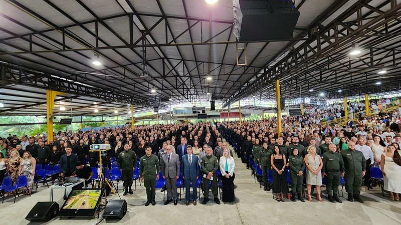 Governo do Espírito Santo realiza formatura de 353 novos Policiais Penais