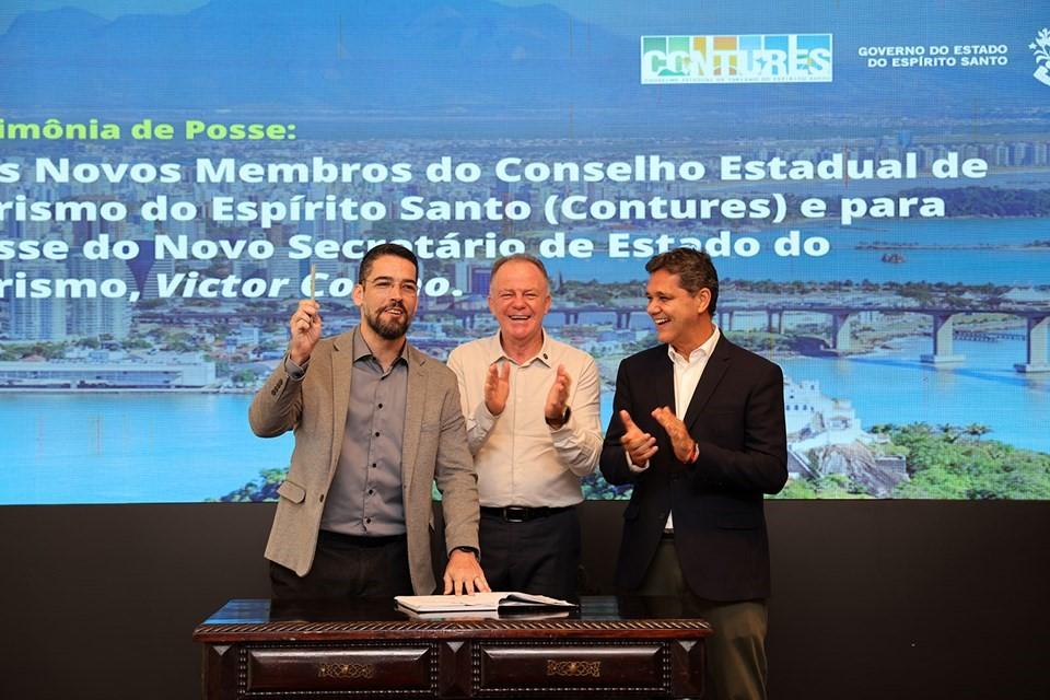 Novo secretário de Turismo do ES toma posse ao lado de novos membros do Contures