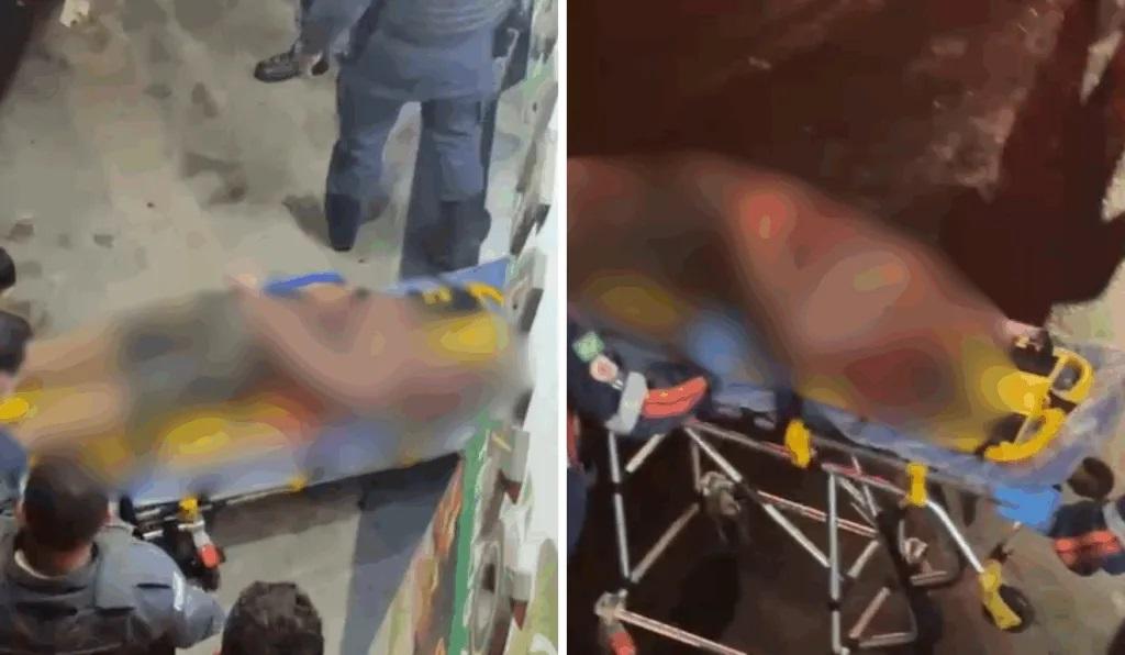 Homem é espancado ao ser flagrado sem roupas com sobrinho de 4 anos em banheiro de pastelaria