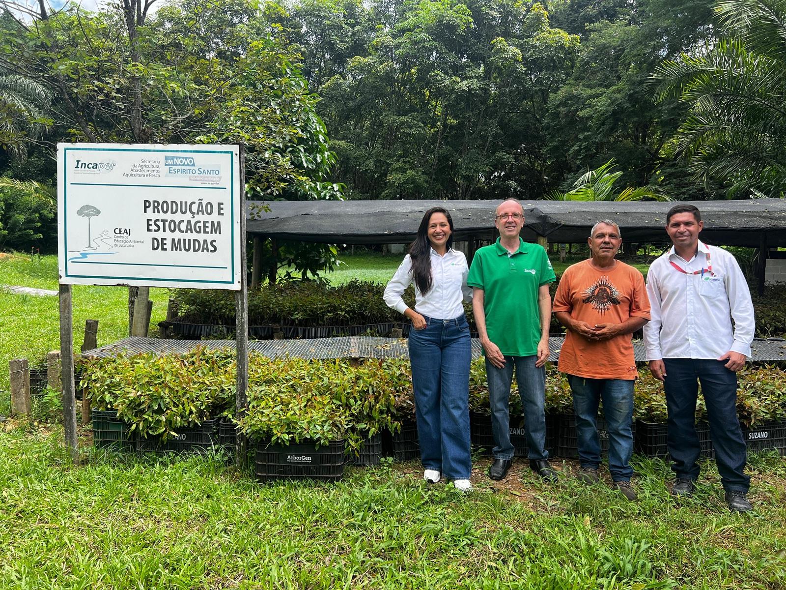 Suzano doa 500 mil mudas de eucalipto ao Cedagro/Incaper e amplia atuação ambiental no Espírito Santo