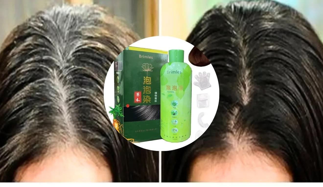 Fim do cabelo branco sem amônia: shampoo mágico escurece a raiz em 20 minutos