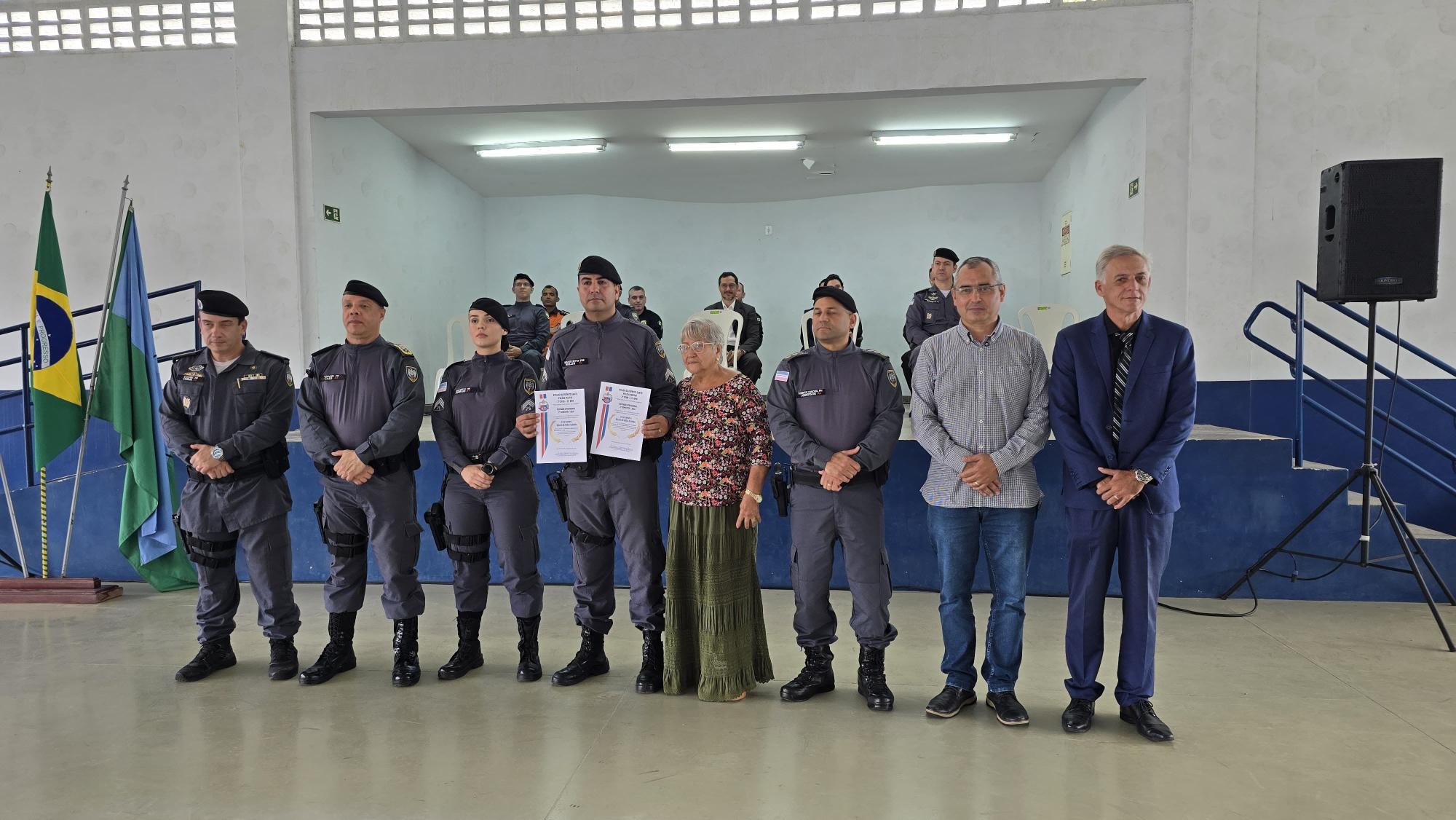 Prefeito Marcus Batista prestigia solenidade pelos 15 anos do 13º Batalhão da Polícia Militar em São Mateus, ES