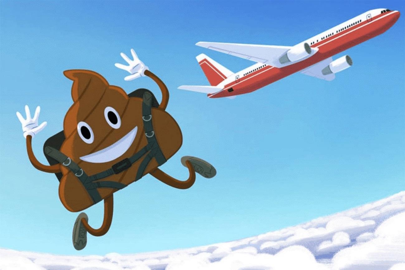 Para onde vão o xixi e cocô feitos por passageiros do avião?