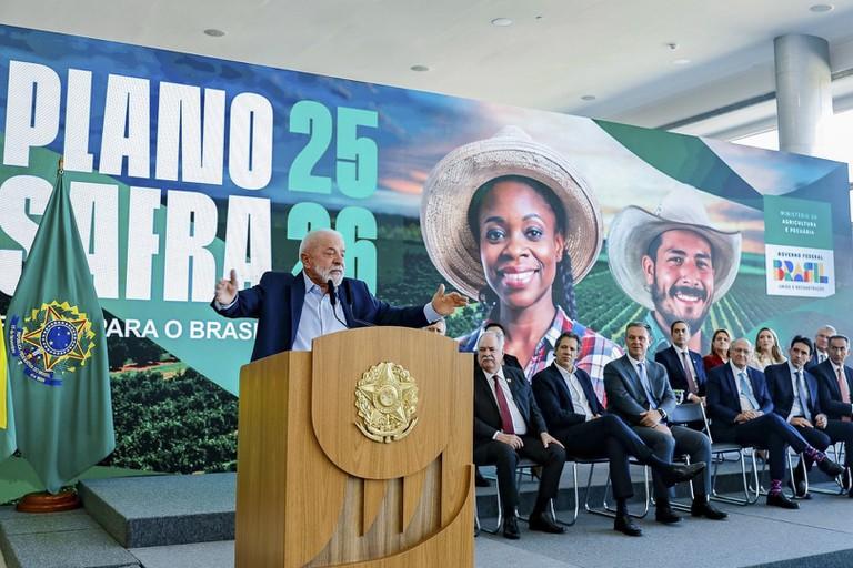 “Queremos consolidar o Brasil como celeiro do mundo”, diz Lula ao lançar Plano Safra 2025/2026