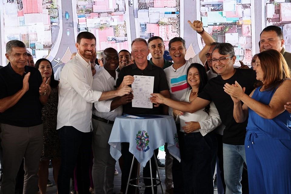 Governo do ES firma parceria para requalificação de vias urbanas e despoluição de córregos na Serra