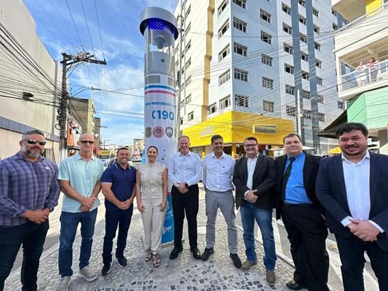 Casagrande realiza inauguração dos primeiros Totens de Segurança em Cariacica, no ES