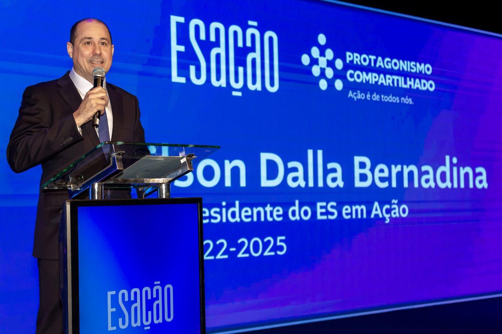 Fernando Saliba toma posse como novo diretor-presidente do ES em Ação e aponta prioridades para a entidade