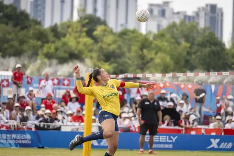 Brasil é campeão masculino e feminino de punhobol nos Jogos Mundiais