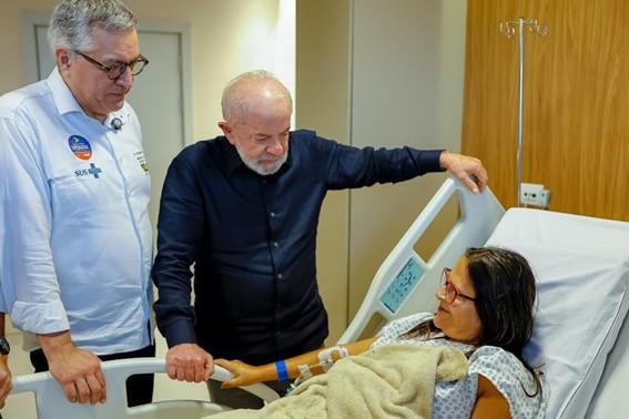 Lula acompanha em Recife início do atendimento de pacientes do SUS por planos de saúde