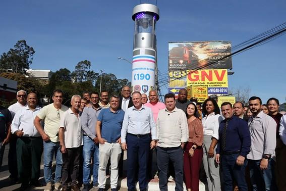 Casagrande inaugura novo Totem de Segurança em Cariacica, no ES