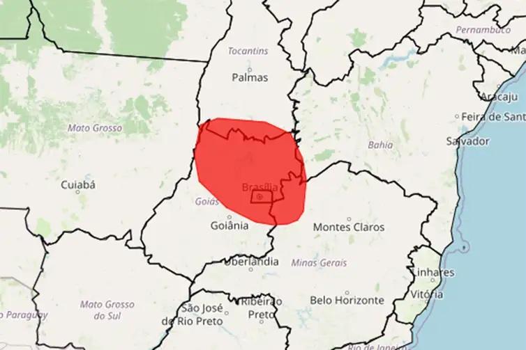 Inmet emite alertas vermelho e laranja para baixa umidade do ar