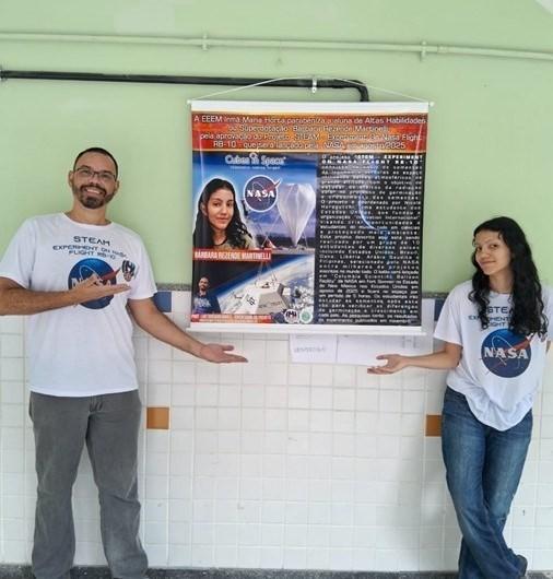 Estudante do Espírito Santo tem projeto científico lançado ao espaço pela NASA