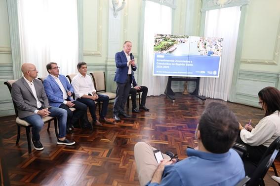 Espírito Santo alcança recorde histórico com R$ 137,6 bilhões em investimentos anunciados até 2029