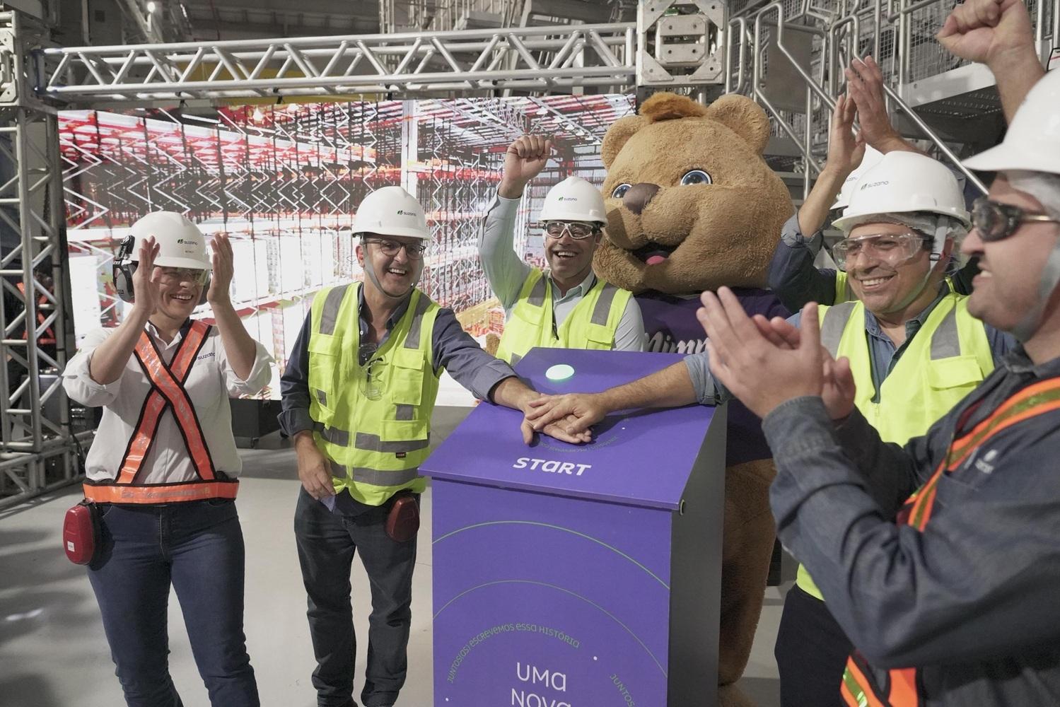 Suzano dá start up à fábrica de papel higiênico em Aracruz e fortalece polo industrial capixaba